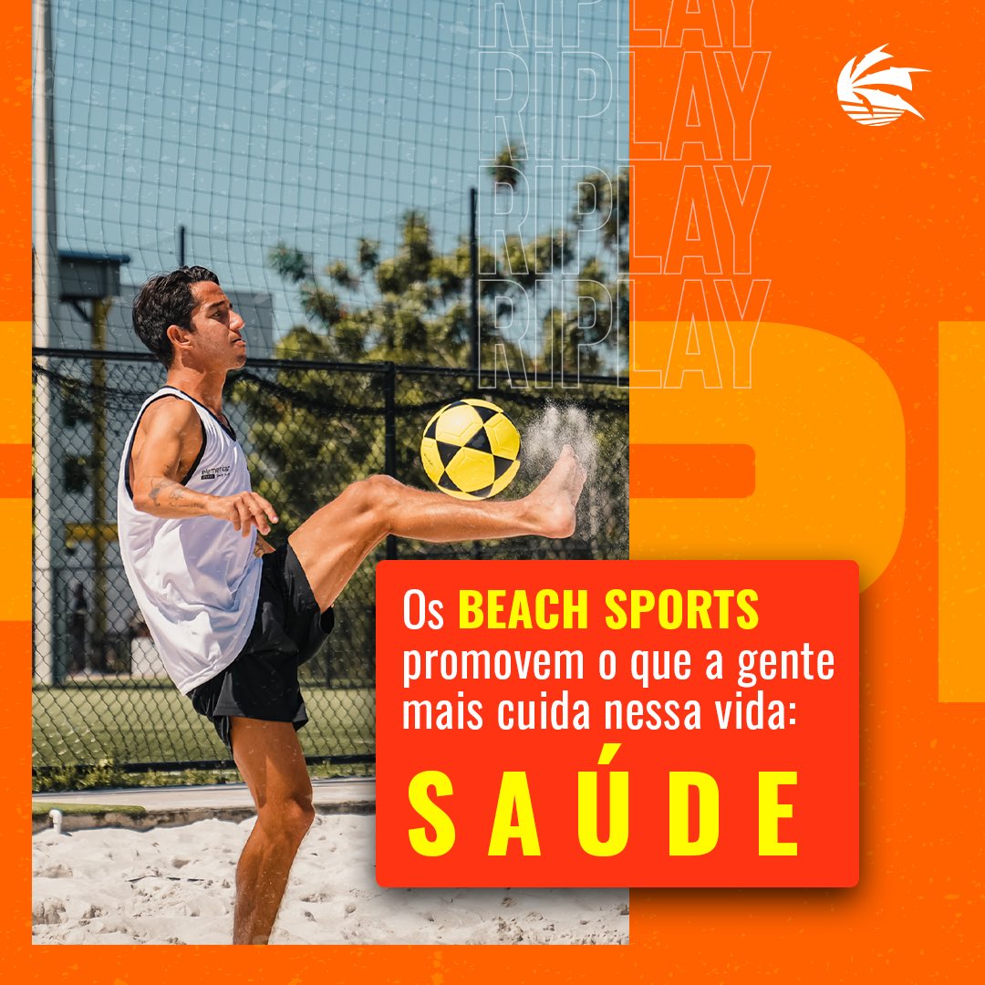 riplaysports's tweet photo. Porque a saúde é essencial pra vivermos bem!✌🏼

Vem com a Riplay Beach Sports transformar seu estilo de vida! 

😎👊🏻

#VemSerRiplay #esportesdeareia #riplaysports https://t.co/XHroUtVXnb