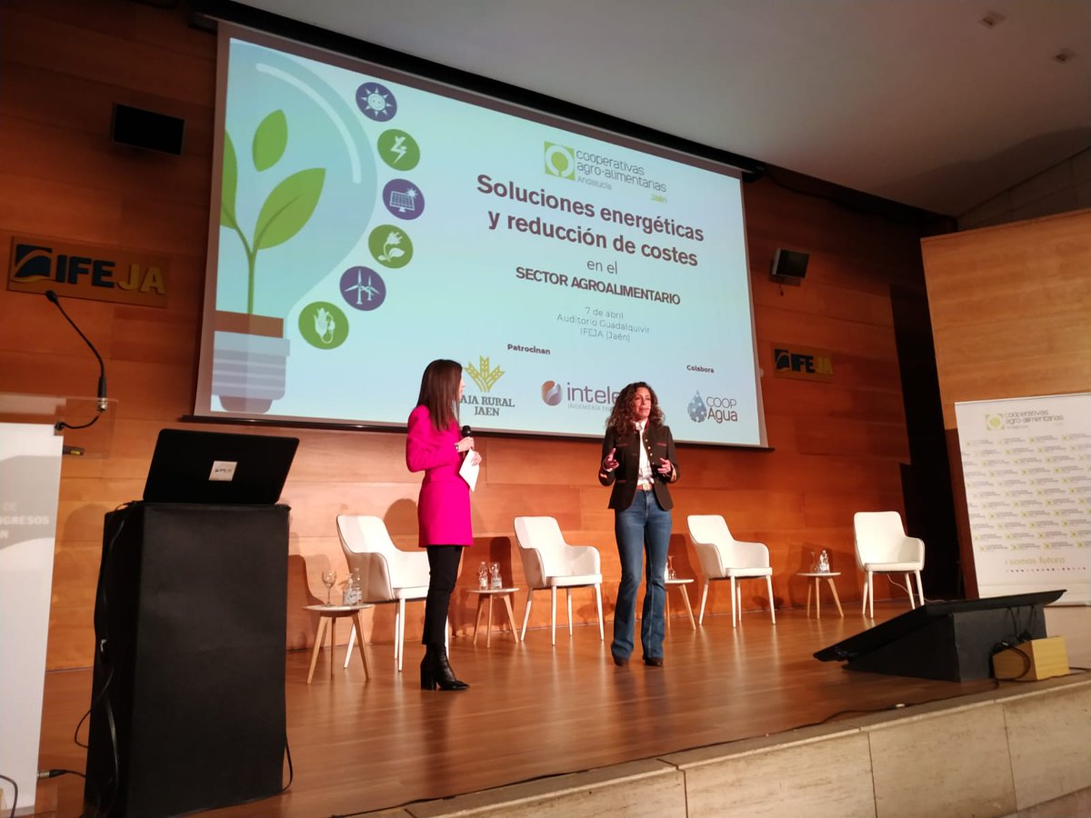 IFEJA FERIAS JAEN (@feriasjaen) on Twitter photo Acabamos de tener la intervención de <a href="/laura_madrueno/">Laura Madrueño</a> en la #jornada que se está celebrando en <a href="/FERIASJAEN/">IFEJA FERIAS JAEN</a> sobre las Soluciones Energéticas y Reducción de Costes en el sector Agroalimentario en la que nos ha deleitado con sus conocimientos sobre el tema.
#jaen #IFEJA #Agricultura Acabamos de tener la intervención de <a href="/laura_madrueno/">Laura Madrueño</a> en la #jornada que se está celebrando en <a href="/FERIASJAEN/">IFEJA FERIAS JAEN</a> sobre las Soluciones Energéticas y Reducción de Costes en el sector Agroalimentario en la que nos ha deleitado con sus conocimientos sobre el tema.
#jaen #IFEJA #Agricultura