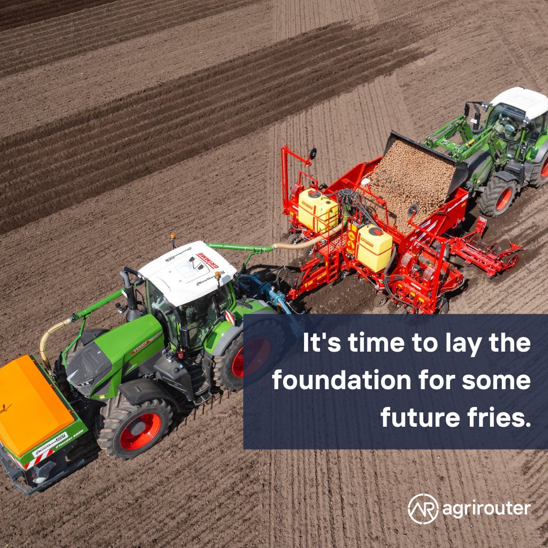 🍟🥔 It’s time to lay the foundation for some future fries. 😁