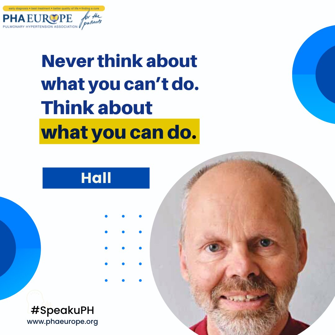 EuropePHA's tweet photo. #speakuPH ๐ข "Never think about what you canโt do. Think about what you can do."
- Hall, from Norway
#pulmonaryhypertension #phaeurope #patientcare #health #wellness #quotes #breathe #CurePH #beautiful #Happiness #healthyliving #inspiration #patients #pHmatters #PHAdvice https://t.co/vvSzijBBsa