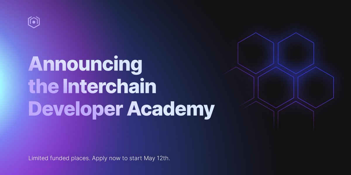 cosmos's tweet photo. 📣  Announcing the Interchain Developer Academy 📣

🎆 Level up your Cosmos expertise in 6 weeks

🎆 Get connections to employers 

🎆 Self-paced, 10 hrs/week 

Fully funded by @interchain_io 

Applications open. More info here 👇🏾

https://t.co/EgrxG4Q3Ib https://t.co/S8eqqzR0kb