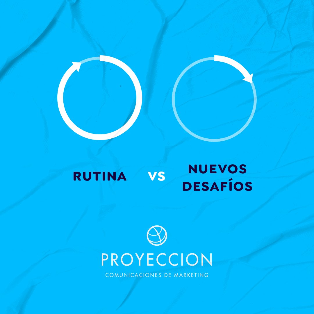 ProyeccionCM's tweet photo. Los nuevos desafíos son los que alimentan nuestra creatividad, renuevan nuestra energía, y hacen el camino más interesante y divertido! 😁💪#ProyeccionCM #NuevosDesafios #Proactividad #Renovacion #Aprendizaje #NuevasExperiencias #Marketing #Publicidad #BahiaBlanca #Argentina https://t.co/WwRgxblyDP