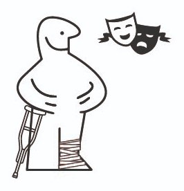 UnplannedM's tweet photo. It's OPENING NIGHT! Consulting the #BluffersGuide' it recommends saying break a leg, avoiding whistling, giving flowers to each other after the performance, and not wearing blue...Come and see if it works! Tonight 7pm @corpusplayroom @adctheatre https://t.co/bVpeZhwO6T https://t.co/lxUXeRGKeq