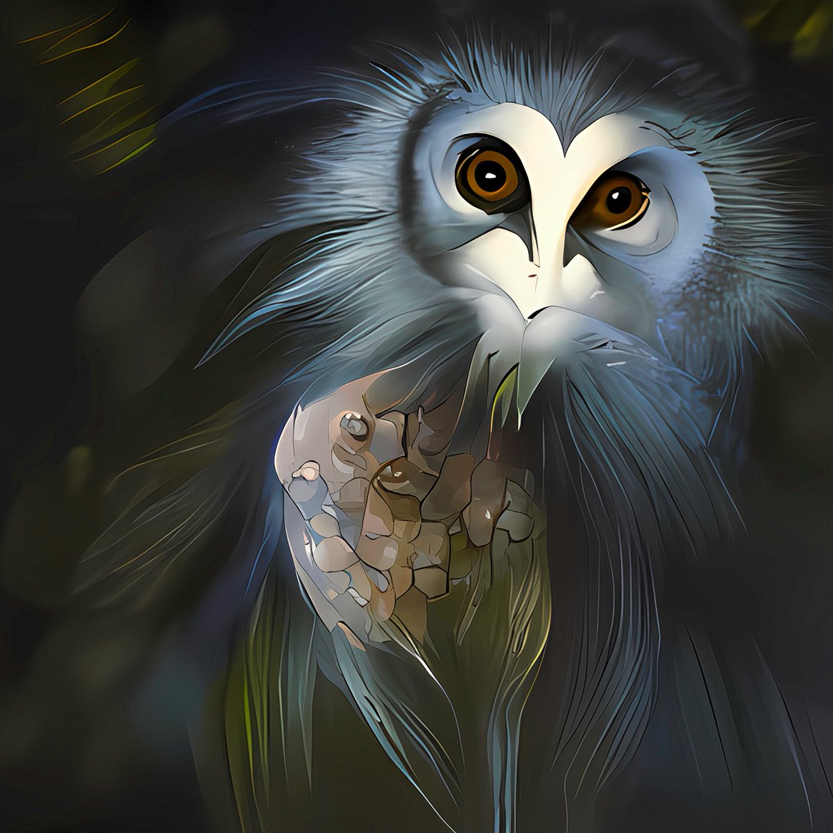 wicganai's tweet photo. What a hoot! Parliament of the Wise #115- Collectible #nftdrop #transmutable #vqganclip as #cleannft on @objktcom across the #Tezos blockchain with #tezoscommunity #AIArtists - https://t.co/OxpgL32Ip0
#owls #owl https://t.co/9edWxF63RZ