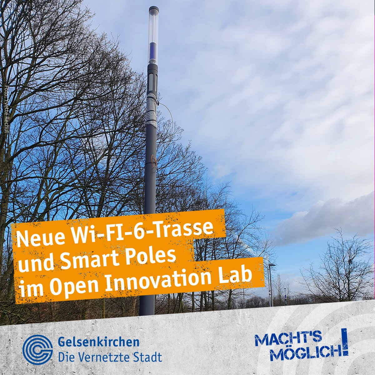 vernetzt_ge's tweet photo. Mitte letzten Jahres fiel der Startschuss, nun ist der technische Ausbau der WIFI6-Trasse im #OpenInnovationLab im ARENA PARK abgeschlossen. Mit der ausgebauten digitalen Infrastruktur können weitere wichtige Use Cases im #OIL umgesetzt werden.Mehr Infos: https://t.co/DihEDKyzfn https://t.co/GWxWfOYNB3