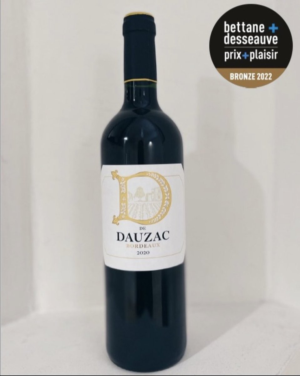 Nous sommes ravis de vous annoncer que cette année, le D de Dauzac 2020 se voit récompenser par l’obtention de la médaille de Bronze du Prix Plaisir 2021!
Plus de 1 900 vins ont été dégustés par des jurés amateurs et passionnés, encadrés par les experts <a href="/MyBettaneD/">Bettane+Desseauve</a> .