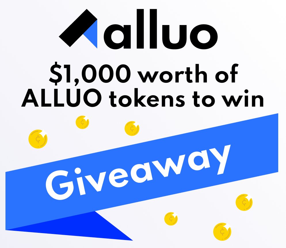 AlluoApp's tweet photo. 🥂$1,000 #ALLUO #GleamGiveaway 🥂
Participate in our #giveaway and win $ALLUO #Airdrop! 

🟥Retweet, Follow and Join our discord
https://t.co/oI07umsdcB

🟨Prize: 10 X $100 worth of $ALLUO tokens
⏰Time: Now - April 15, 00:00 GMT

https://t.co/gIcaBP1HF1 https://t.co/jlOVnwip9y
