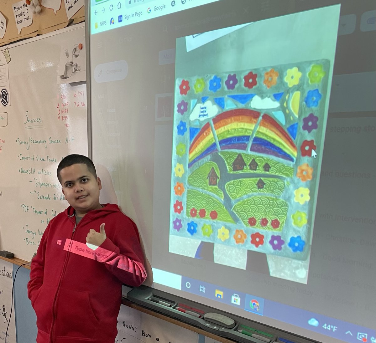 NFMiddleRed's tweet image. Bryan's art was selected by Ben's Bells to become a tile that will be auctioned off for the non-profit later this month!  Congratulations Bryan!