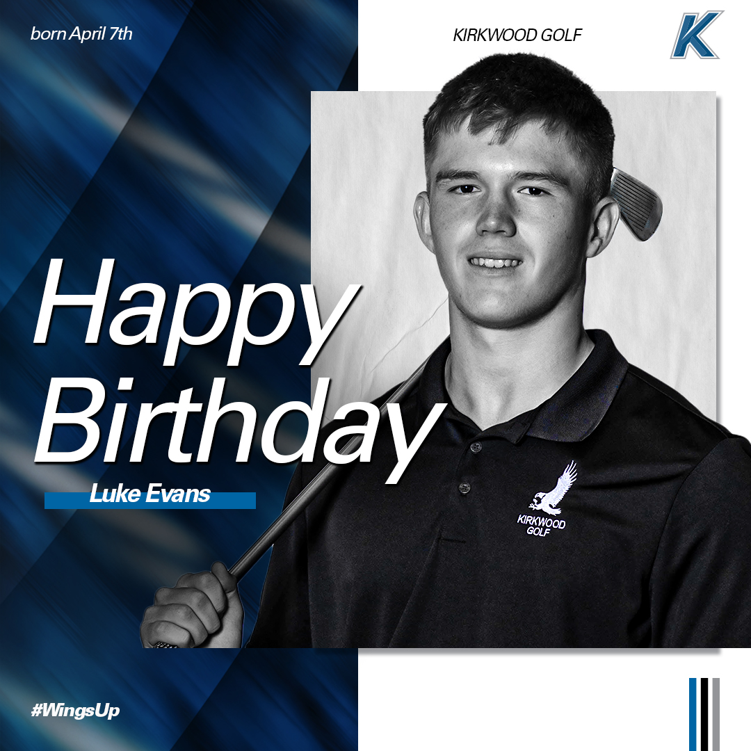 Happy Birthday to student-athlete, Luke Evans!   