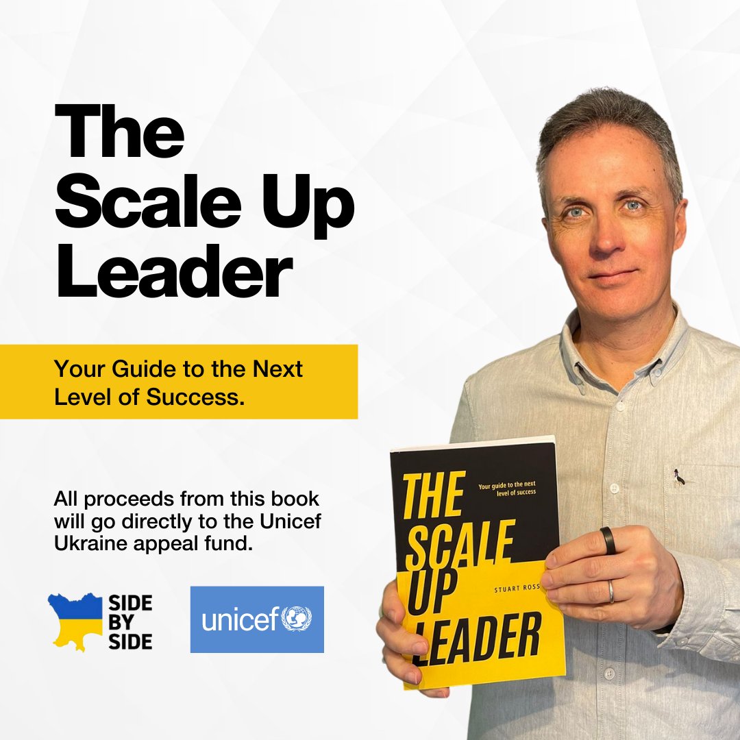 high_growth's tweet photo. So excited to launch my new book: "The Scale Up Leader" 

Learn the leadership tools, methodologies, and approaches to scaling any business. Don’t let life hold you back!

All proceeds go to the Ukraine Appeal when you purchase this book right now. Check out the link in our Bio! https://t.co/lriRPMy7ER