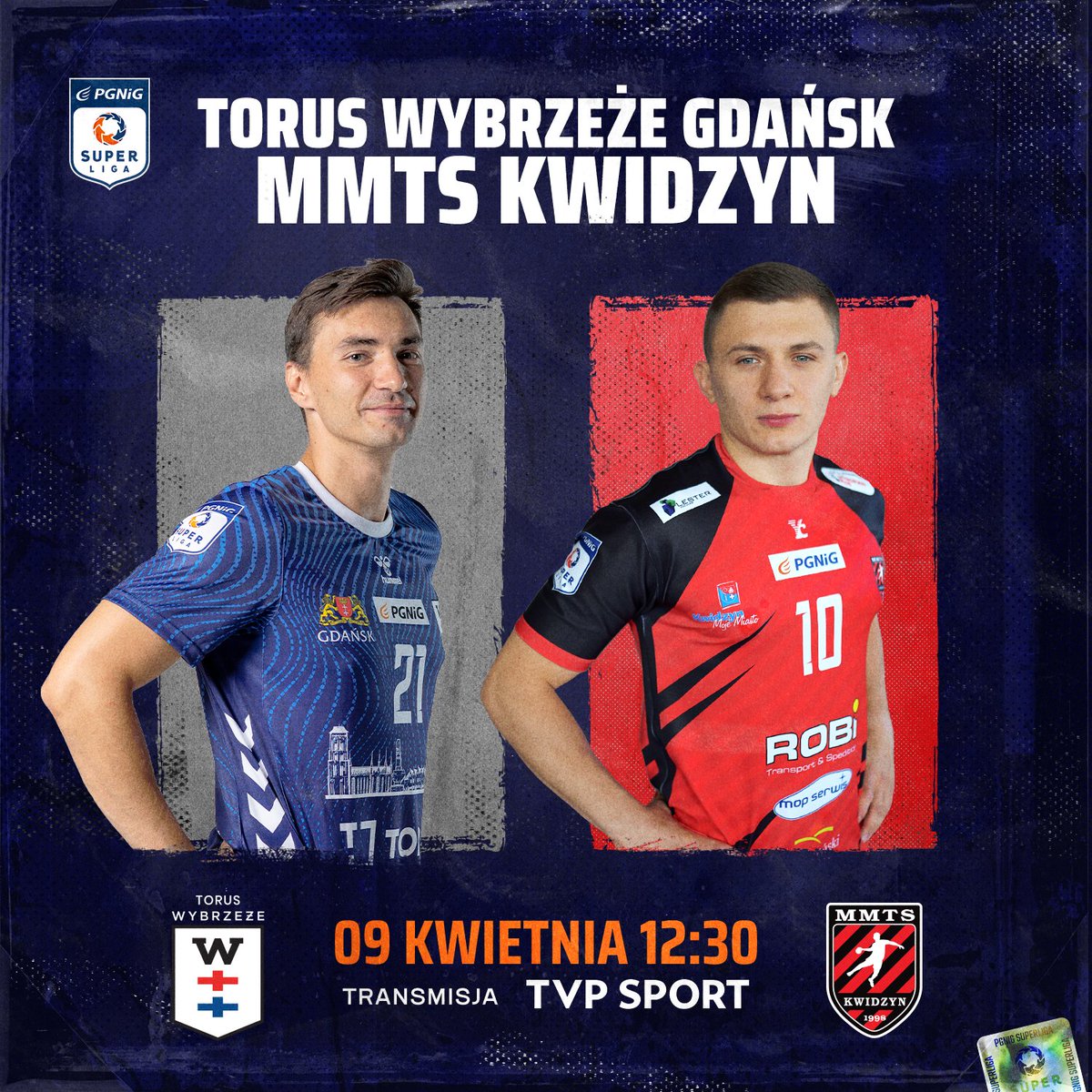 Czas na derby ❗️

<a href="/sprwybrzeze/">PGE Wybrzeże Gdańsk</a> 🆚 <a href="/MMTSKwidzyn/">Energa Bank PBS MMTS Kwidzyn</a> 

O 12:30 widzimy się w <a href="/sport_tvppl/">TVP SPORT</a> 👀