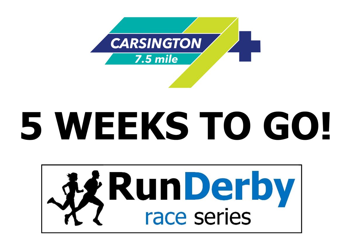 RunDerby's tweet photo. Just 5 weeks to go until the RunDerby Race Series kicks off with its first event, the @Carsington7! There are still places available at https://t.co/qubUXSfae8 #runderbyraceseries #runderby #carsington7 https://t.co/yuc1JTJUVv