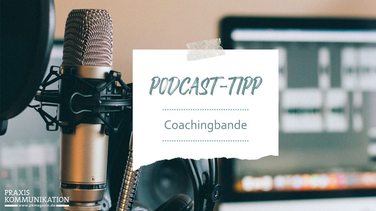 PraxisKomm's tweet photo. #PODCAST-TIPP: Die #Coachingbande. Die systemischen Coaches Astrid Kellenbenz &amp; Susanne Henkel beschäftigen sich in ihrem Podcast mit #Persönlichkeitsentwicklung, #Selbstreflexion und geben hilfreiche Tipps &amp; Inspirationen für Coaches. Hörenswert! https://t.co/l0JtZ6TjPg https://t.co/L3ADFthzdQ