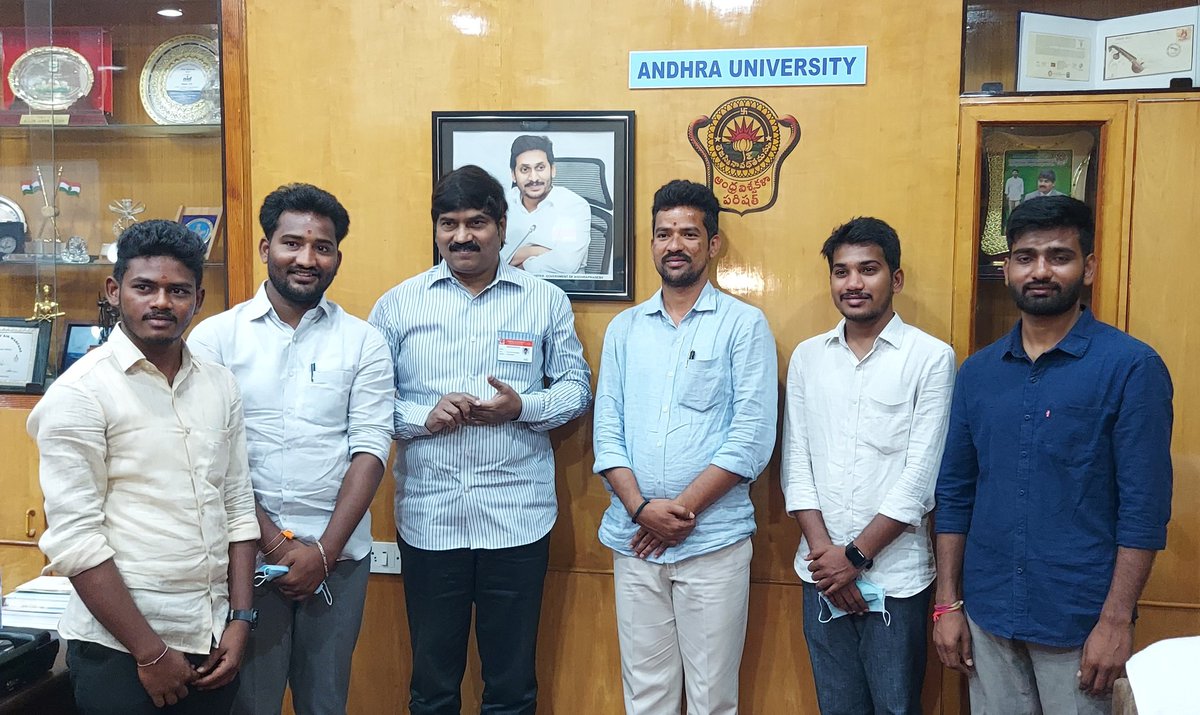 ippilimurthy3's tweet photo. The @AbvpVizag discussed about the issue on @YSRCParty Activists Job Fair which is going to be held at @andhrauniversit on April 23, 24 with A.U - V.C and Registrar. #abvp also stated that any political party activities should not be allowed in the university.
 @ABVPVoice https://t.co/1PRPZwFAzS
