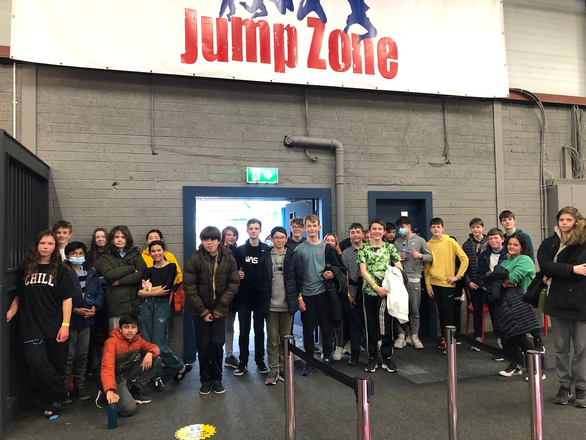 BlackrockETSS's tweet photo. Thank you to @JumpZone_ie for hosting our first year students for their cocurricular P.E. activity. Our students had a fantastic time, returning to school with a spring in their step! https://t.co/Ts6NxWNSpx