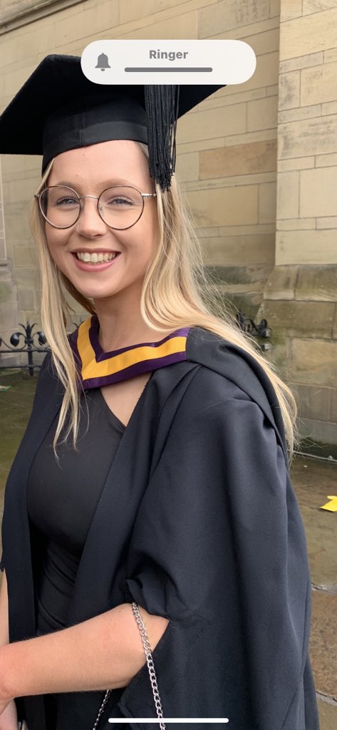 GedMorgan's tweet photo. Finally our Rachael got her degree after waiting 2 years plus for it ( because of covid ) in bio medicine, brilliant babe xxxx❤️ https://t.co/i8YCqSgj2Z