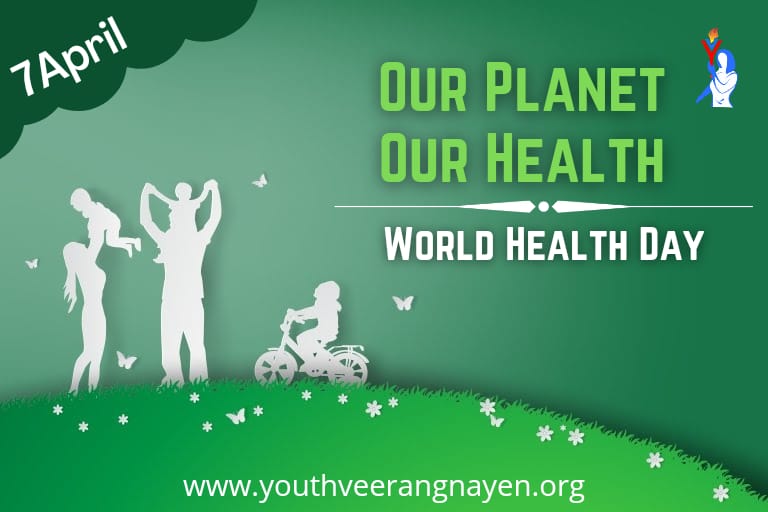 World Health Day remind us that Environment holds many factors that affect human life. This #WorldHealthDay, let’s commit to keep the environment healthier!!
‘A healthy environment builds a healthy future’ 
#WorldHealthDay2020
#SaveEnvironment