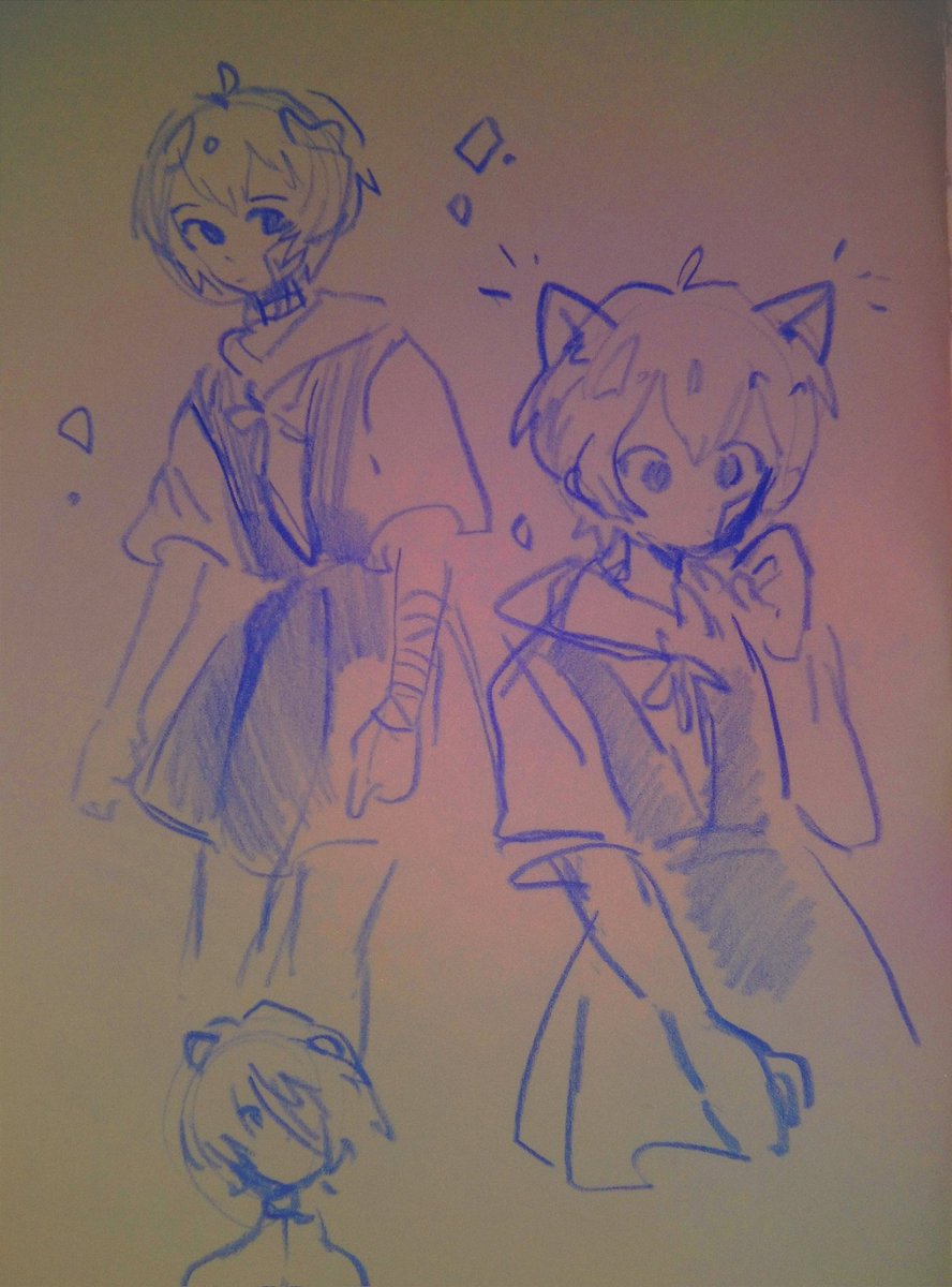 flyingmeteorite's tweet image. Rei evangelion for my soul