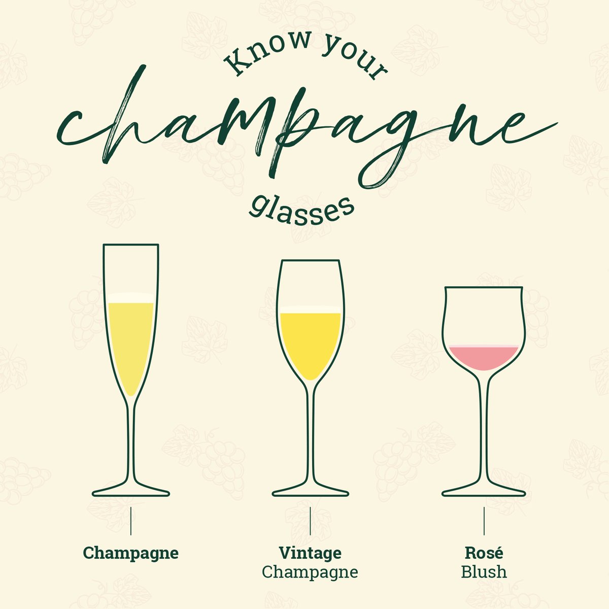 Pop the champagne 🍾 Whether you're celebrating or simply just enjoy a glass of bubbles, always make sure you use the right glass for the occasion 🥂

#TheWineFarmer #DieWynBoer #KnowYourChampagneGlasses