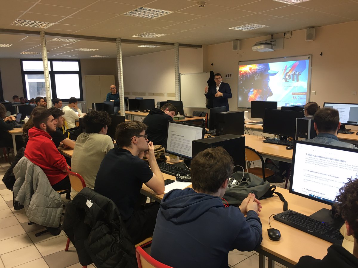 ForgeFonderie's tweet photo. Un grand merci au Lycée Loritz de Nancy @LyceeLoritz ainsi qu'aux 24 élèves de 2ème année du BTS Fonderie, pour la qualité de leur accueil lors de la présentation de la Fédération &amp; de l'ESFF , par @PYBRA  Pierre-Yves Brazier (@sup2f) et Sergio Da Rocha, le 7 avril 2022. https://t.co/efDMbhUSfJ