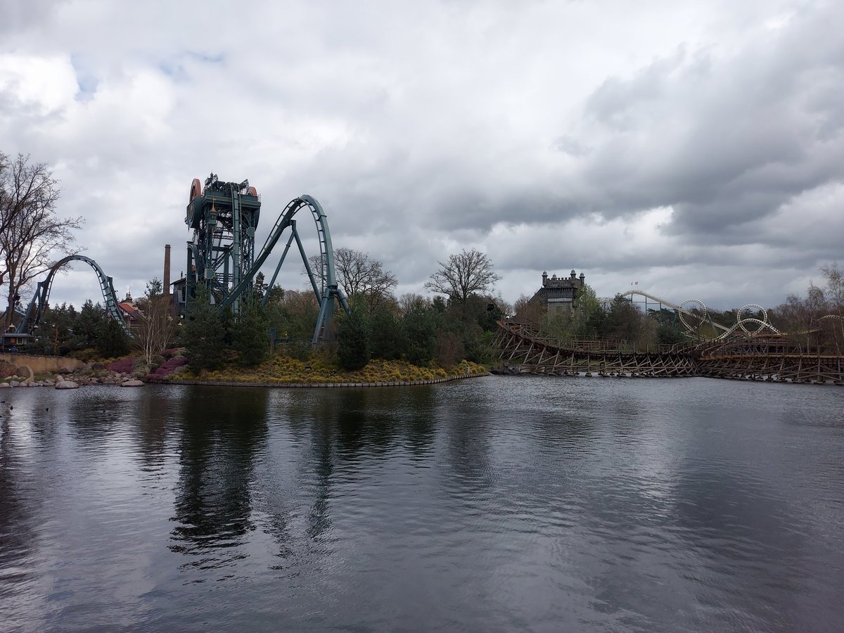 Every single ride in this photo is currently closed.