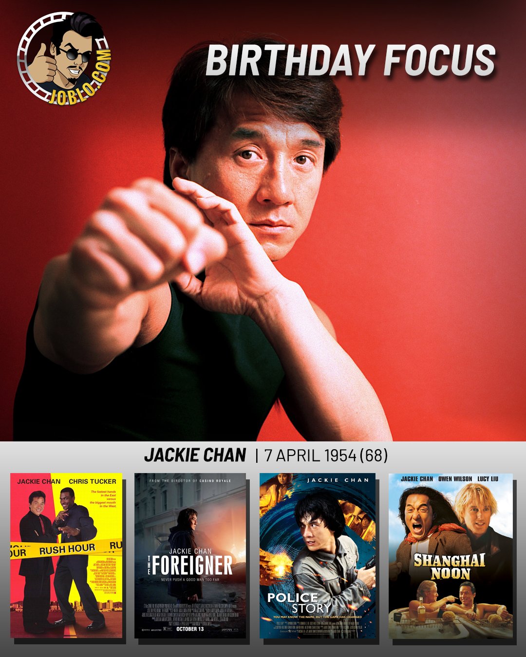 Happy birthday Jackie Chan! 