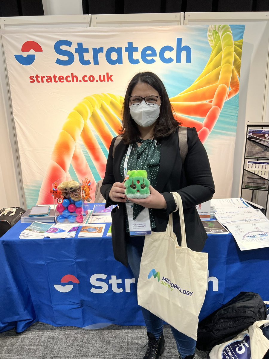 AnilStratech's tweet photo. Congratulations to @MS_Oliveir who was one of the winners for our ‘Guess the balls’ competition @MicrobioSoc #Microbio22  @Stratech_UK #microbiology https://t.co/kUCpn7V3Kx
