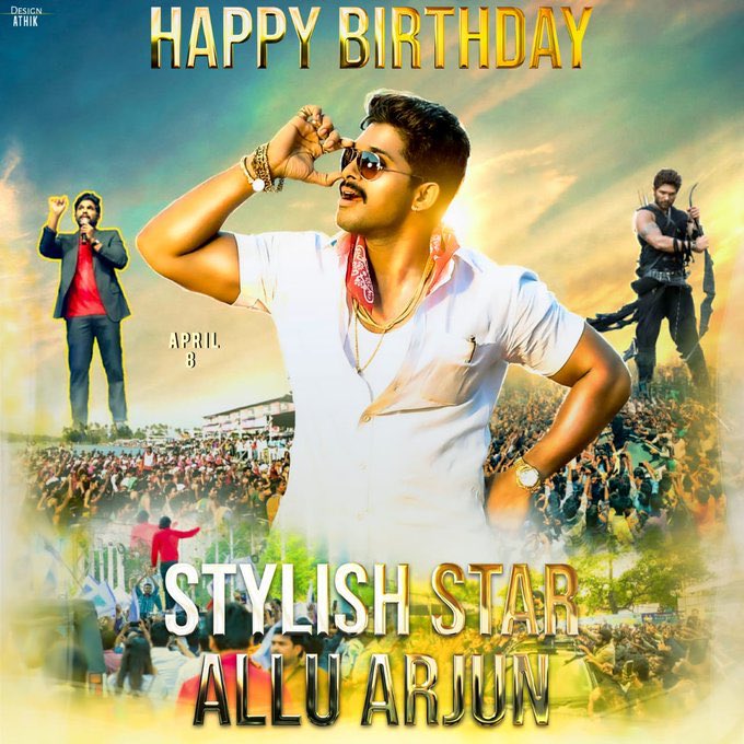 Advance happy birthday icon allu Arjun Annaya   