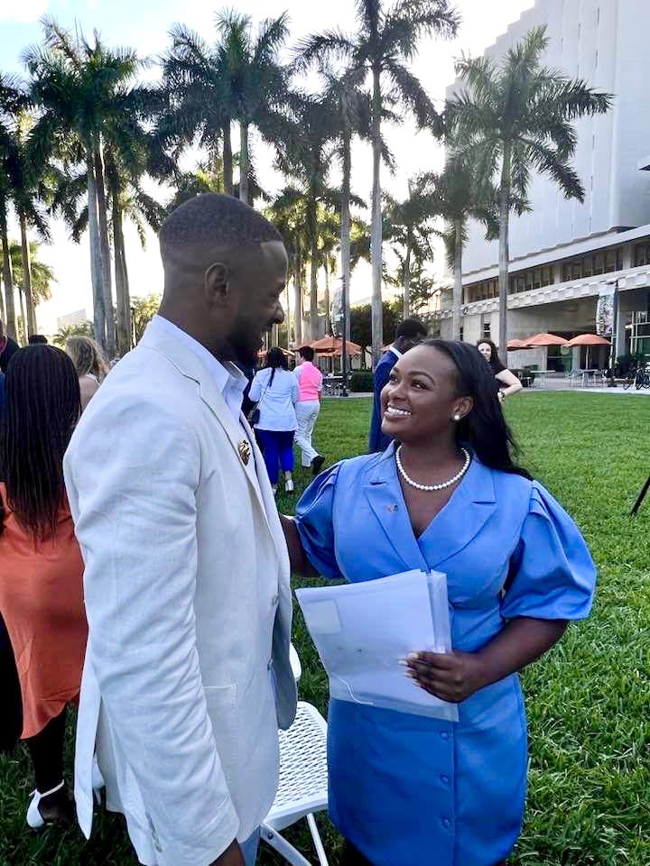 LandonColes's tweet photo. All rising juniors at the University of Miami have only seen Black Student Government President’s back-to-back. That’s the flex - congratulations Madam Prez (64) and thankful to have been able to serve as the 63rd SG Prez! https://t.co/0HUbrpiGUz