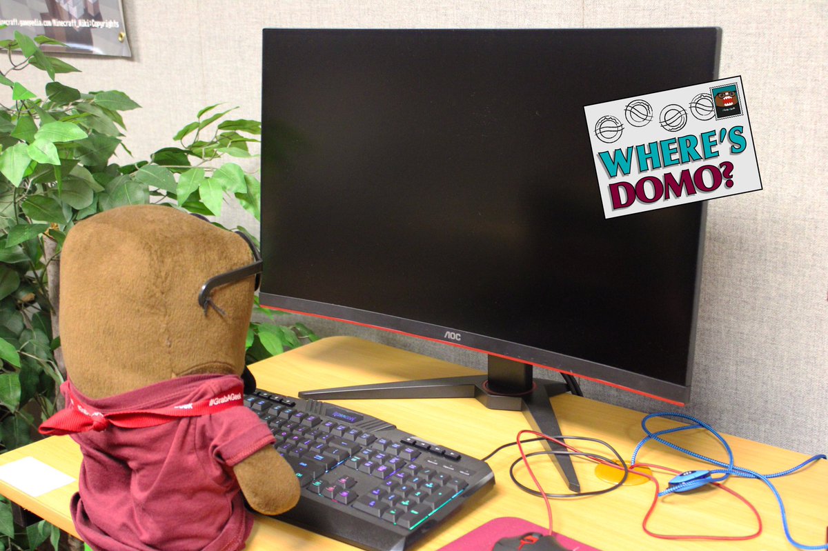 EKUGEEKS's tweet photo. Domo says to stop on by the Game Cave in the Geek Innovation Center to see if you can beat him at a video game!
#EKU #EKU22 #EKUGeeks #Domo #GameCave #InnovationCenter https://t.co/MoU4i9AnMK
