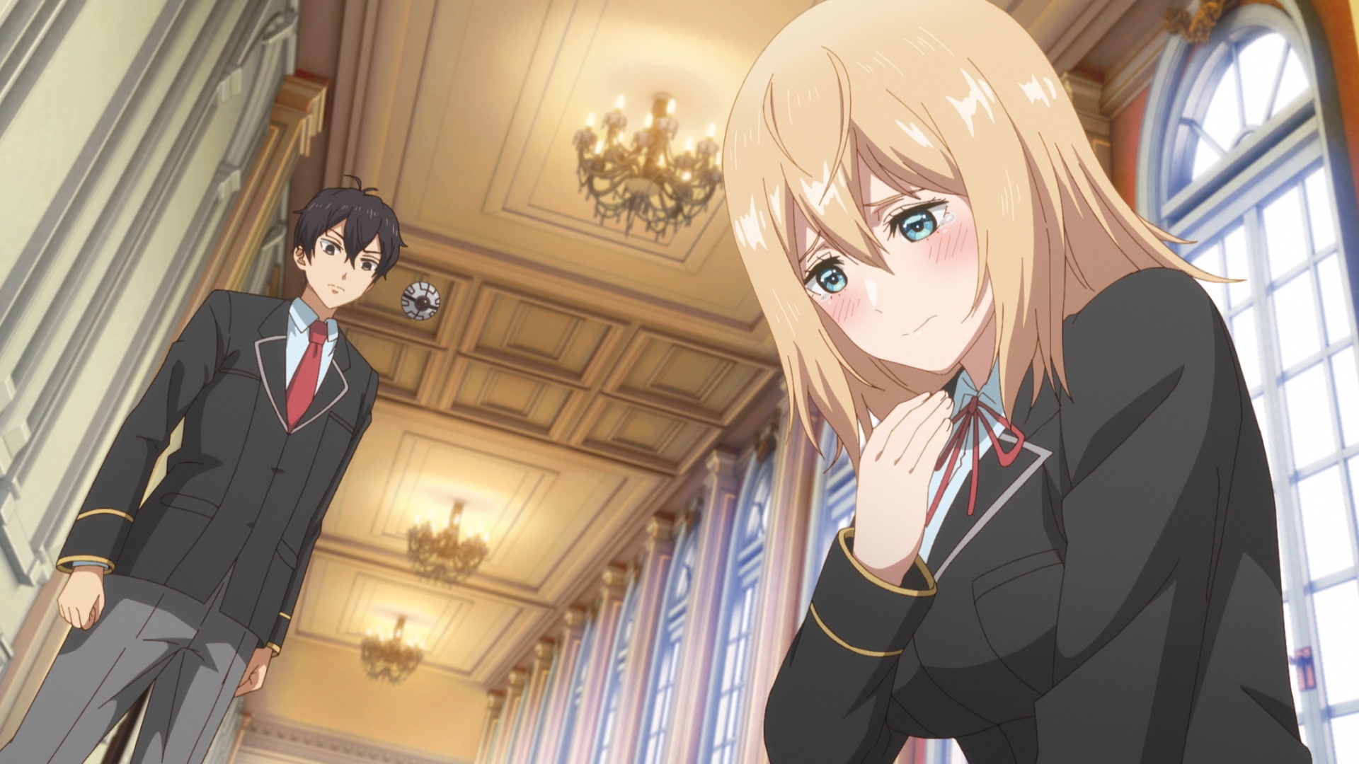 Otomege Sekai Wa Mob Ni Kibishii Sekai Desu Crunchyroll Twitter 上的 Sugoi Topic🗳️："Se publicaron imágenes del segundo episodio del  anime "Otome Game Sekai wa Mob ni Kibishii Sekai Desu (Trapped in a Dating  sim)", que será emitido el próximo 10 de