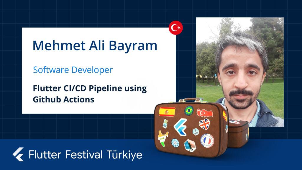 GdgEskisehir's tweet photo. Bir diğer konuşmacımız ise Software Developer olan @malibayram21 💙 "Flutter CI/CD Pipeline using Github Actions" konuşmasını dinlemek için 16-17 Nisan tarihlerinde gerçekleşecek #FlutterFestivalTurkiye ’ye bekliyoruz! 🥳 🔗 https://t.co/I4M7J6bzJi #Flutter #FlutterFestival https://t.co/1H19NXCuuC