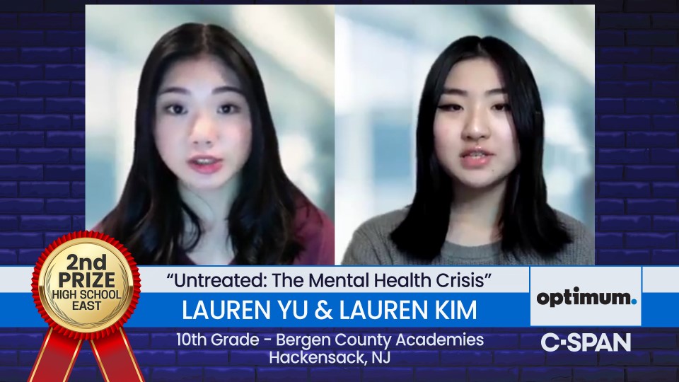 Congrats to Lauren Yu & Lauren Kim from Bergen County Academies in Hackensack, New Jersey who won 2nd Prize for their documentary, 