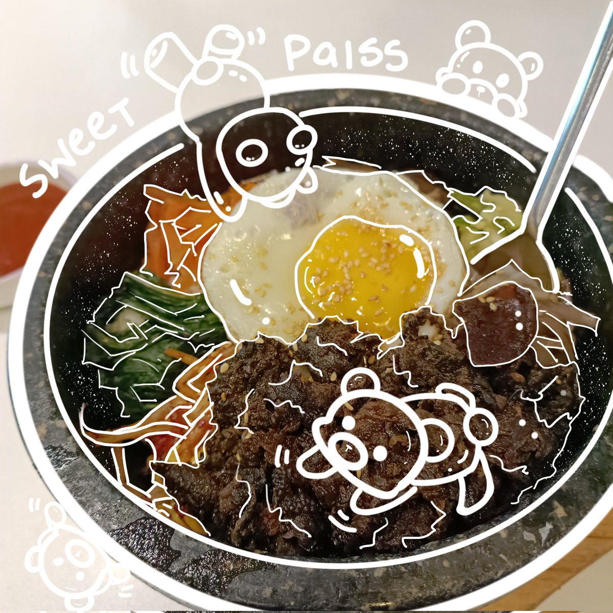 There's a bunch of Kiddys trying to steal my food ! 🐻 <a href="/sweetpalss/">SWEET🍬PALSS</a>