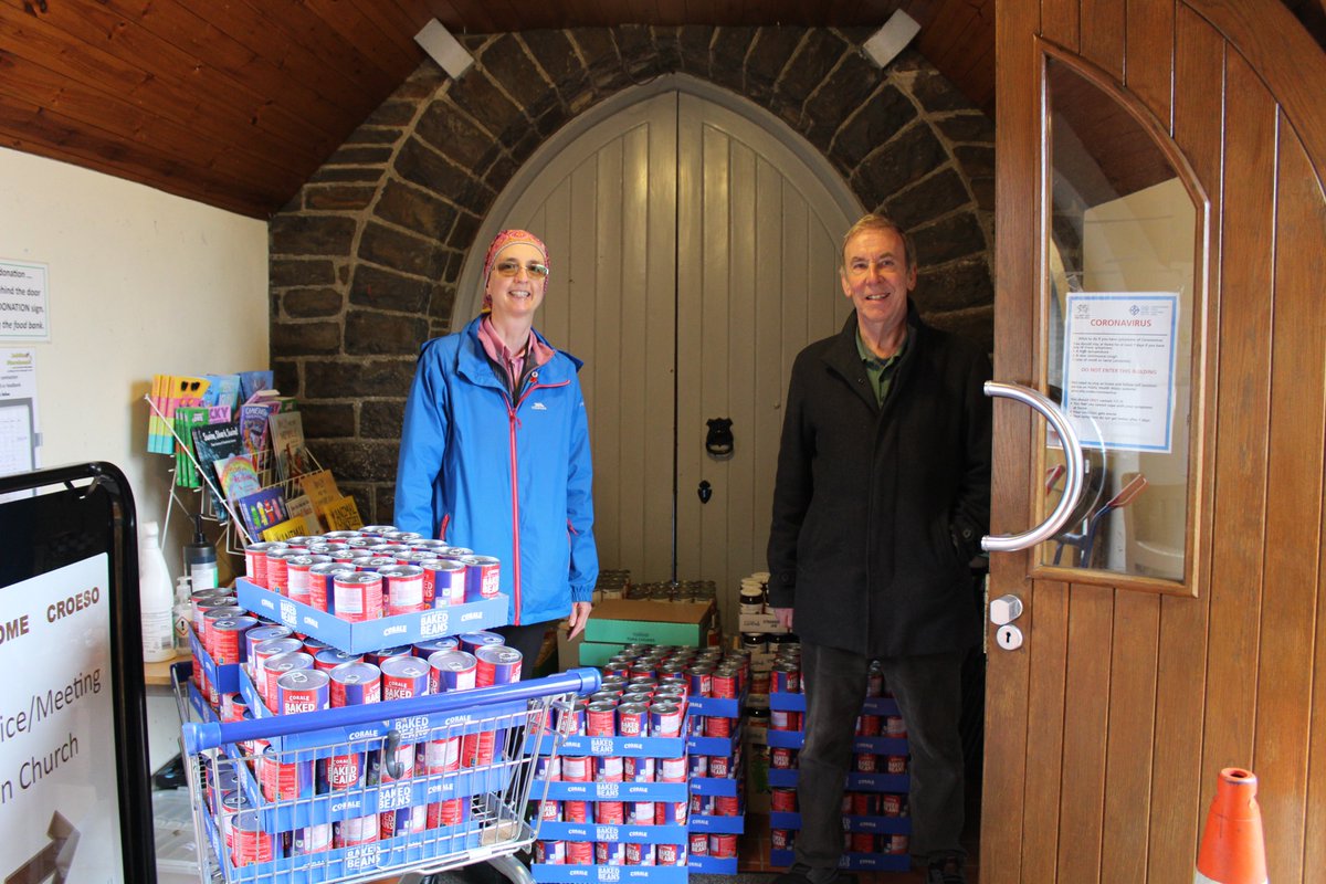 "Many thanks for your very generous donation of tinned food to Jubilee Storehouse food bank in Aberystwyth. We estimate that your donation will provide about 700 meals for local people who need to come to the food bank" Westdale are happy to help those in need.