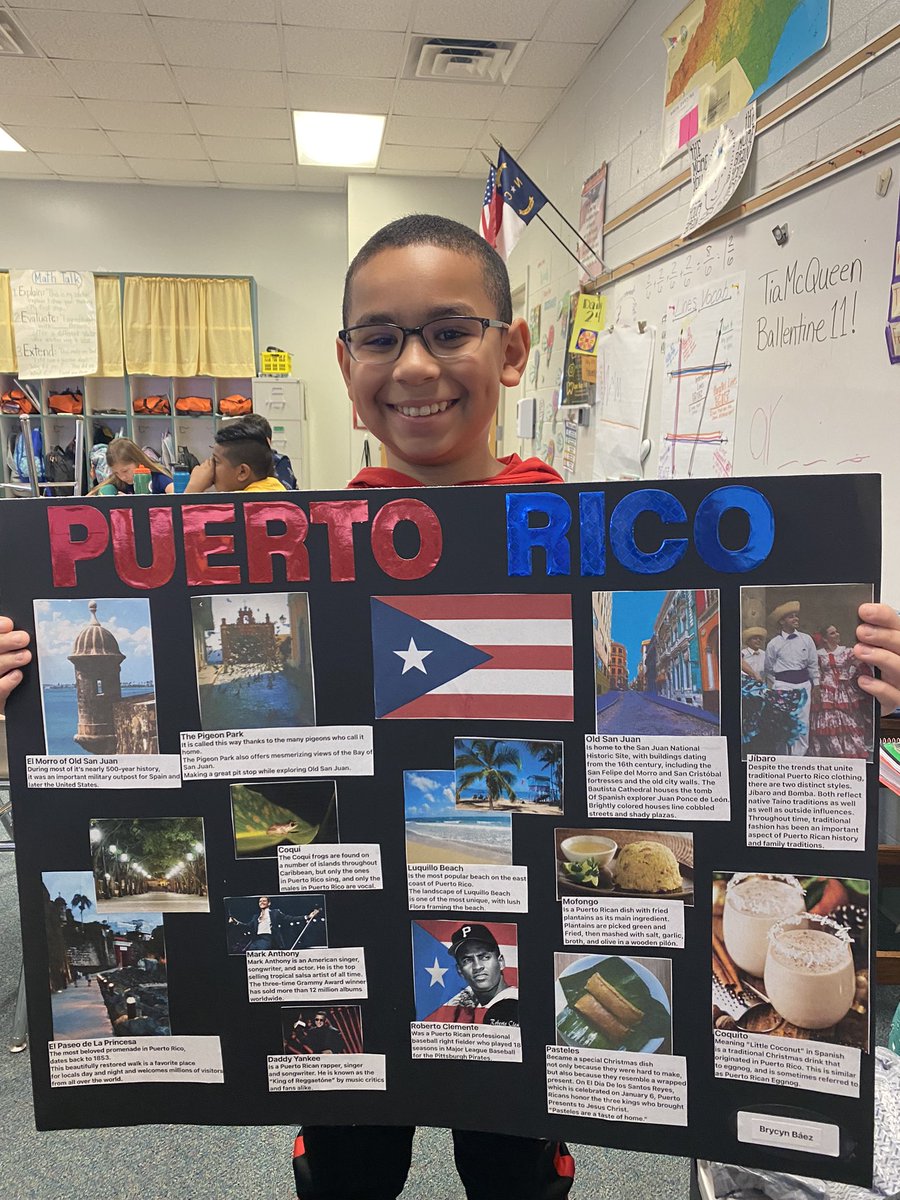 mcqueen4th's tweet photo. Celebrating our cultures during our school’s International Fair! #BESt @BESFirefly @Katie_Wright32 #puertorico https://t.co/NYsYBzWnML
