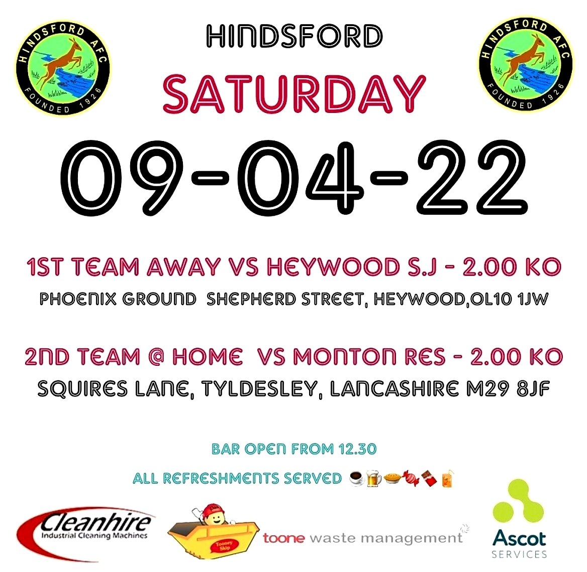 Hindsford AFC (@hindsfordtonics) on Twitter photo 