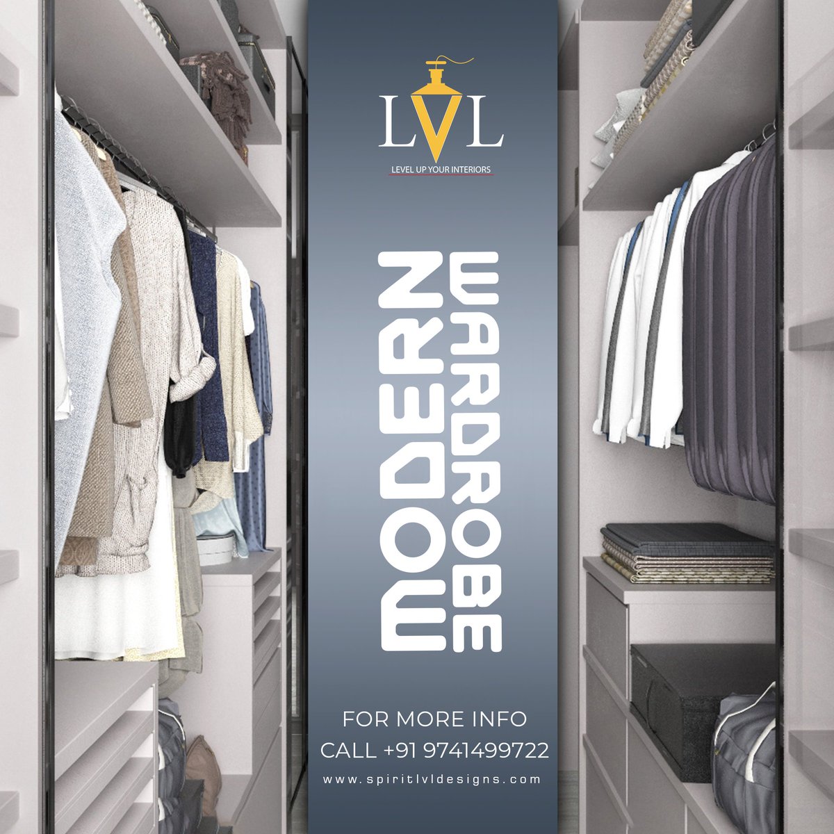spiritLVLdesign's tweet photo. It's always a good idea to change and keep things fresh, whether it's your hairstyle or wardrobe. Tired of your old wardrobe, replace it today!

📱Contact Us - +91 9741499722 
VISIT Us: https://t.co/FXc3qRplRH

#modernwardrobe #modernwardrobes #modernwardrobedesign #wardrobe https://t.co/lr7j4BstfV