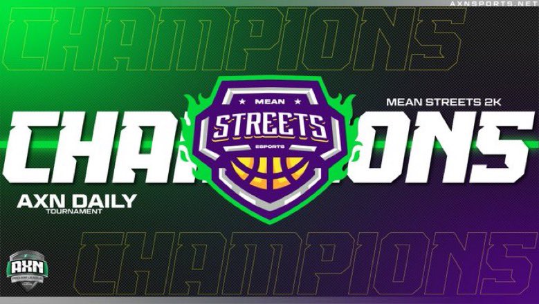 Meanstreets Proam Took Home AXN Daily Tourney🏆 Congratulations Fellas‼️ 
PG: <a href="/WinsGoated/">wins</a> 🎯
SG: <a href="/RomeoFrmATL/">𝗥𝗼𝗺𝗲𝗼</a> 🐐
SF: <a href="/Svoo___/">svo.troll ✌🏽〽️</a> 🥷🏾
PF: @Rim1of1 🐂
C: <a href="/BIGSLICE16/">MIGO🦊</a> 🃏