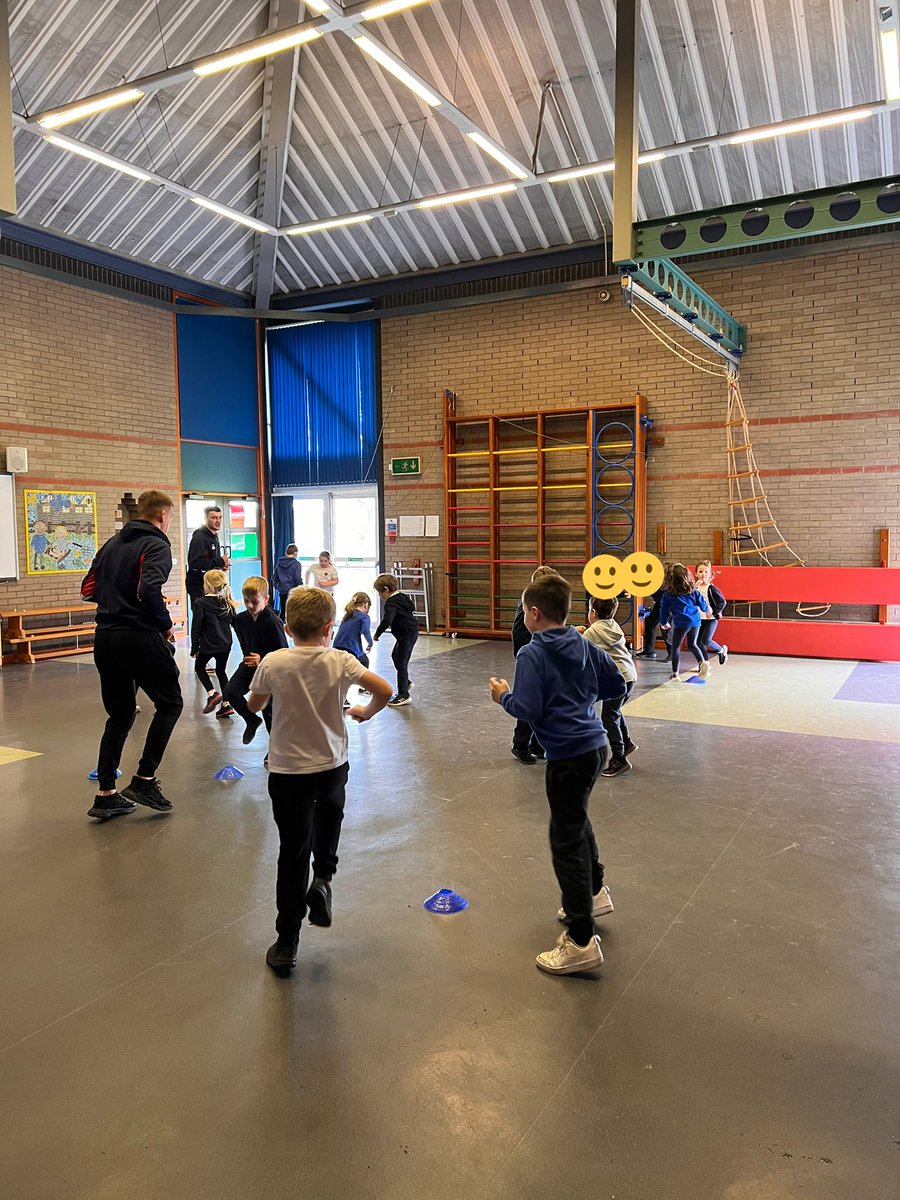 MFinfantschool's tweet photo. Turtle class loved their warm up game of ‘heads, shoulders, knees and cones’ today in PE. #mfpe #mfturtles https://t.co/6efiHsesy4