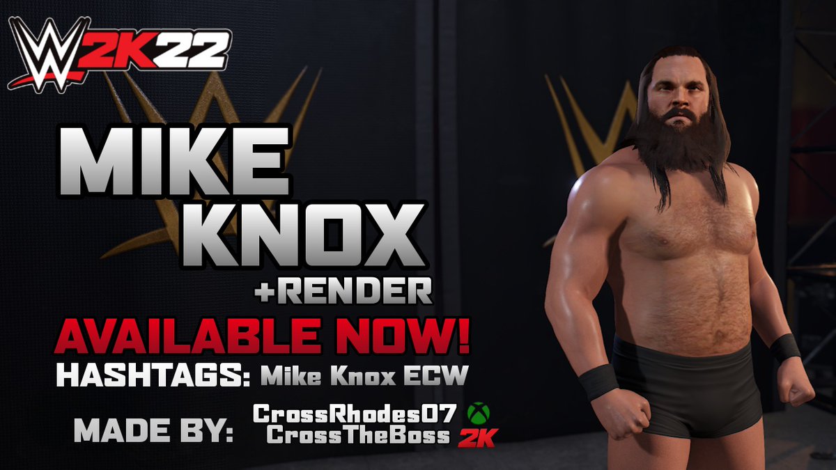 Mike Knox Available Now in #WWE2k22