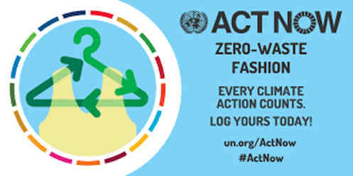 Check out un.org/actnow #ActNow and download the app for sustainable living and log your habits! “Being stylish does not mean being wasteful. Buying fewer clothes, shopping second-hand, or upcycling old clothes helps save water and reduce waste.” 👖👚🩳👠