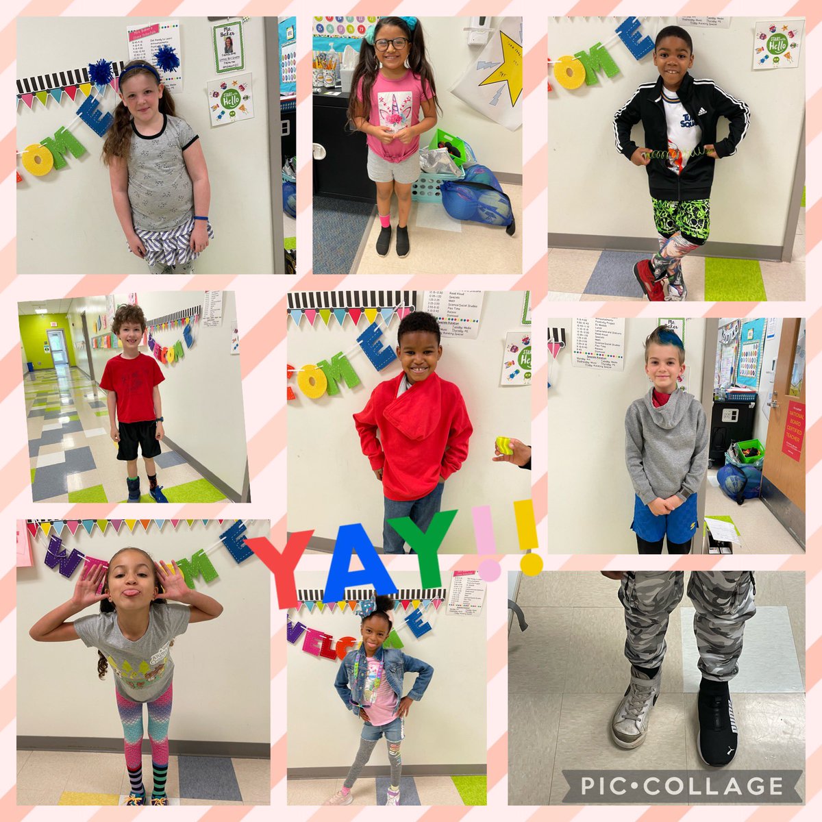 We may look WACKY and extra TACKY but we are ready to learn! @pgesflyers #flyerspirit #wackytacky #almostspringbreak