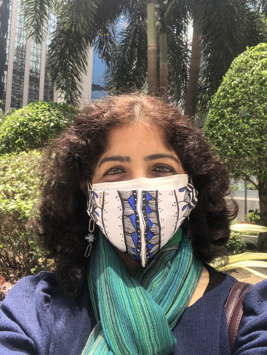 Soundbyte11's tweet photo. If you have to mask, mask up in style!  Hand painted Masks from https://t.co/QUfEVBPtsM  - #artisans #artists #smalljoys #pandemiclife https://t.co/N12N63HV8g