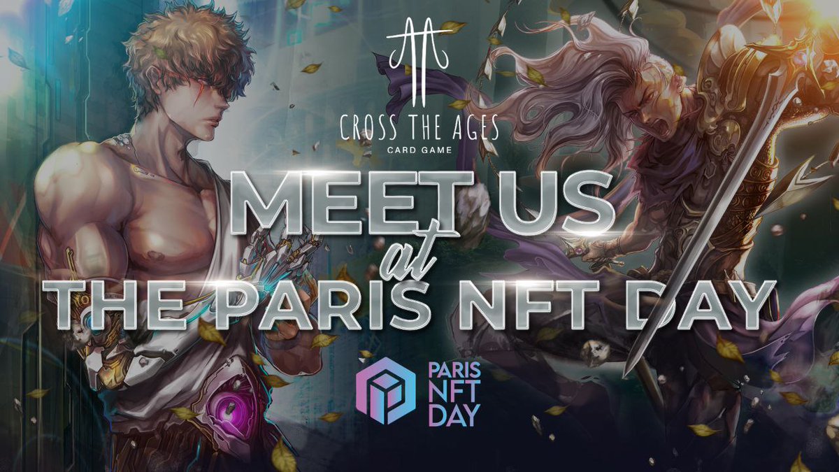 CrossTheAges's tweet photo. 250 Speakers - over 100 Nationalities. United together for three days in Paris (April 12 - 14).

#CrossTheAges will be attending Paris Blockchain Week. We’re excited to connect with our incredible community and celebrate the future of blockchain.

@ParisNFT_Day #PARISNFTDAY2022 https://t.co/AaduLGaGwv