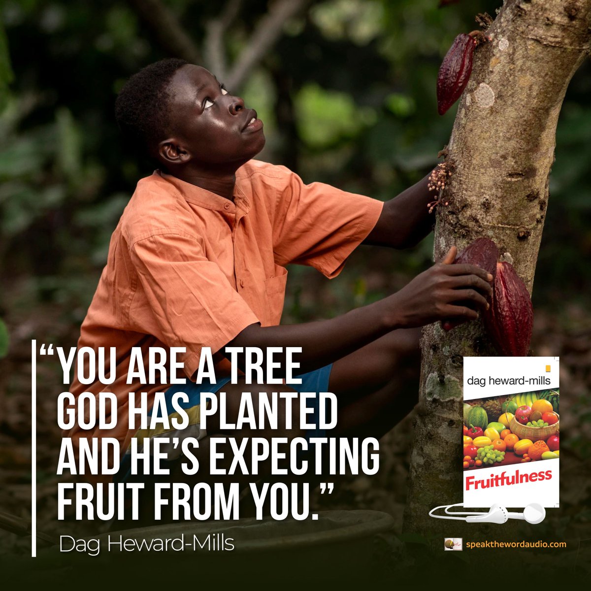 SpeakDWordAudio's tweet photo. Find out how you can walk in your divine purpose and call into being Fruitful from this NEW BOOK (Audio version)
Written by Dag Heward-Mills. For ONLY $29.99 @ https://t.co/NIMjtVbX3a 
Happy listening! 😊
#audiobooks #Fruitfulness #audiobook #easter #giftideas #BecauseHelovesYou https://t.co/vne8egRwyQ