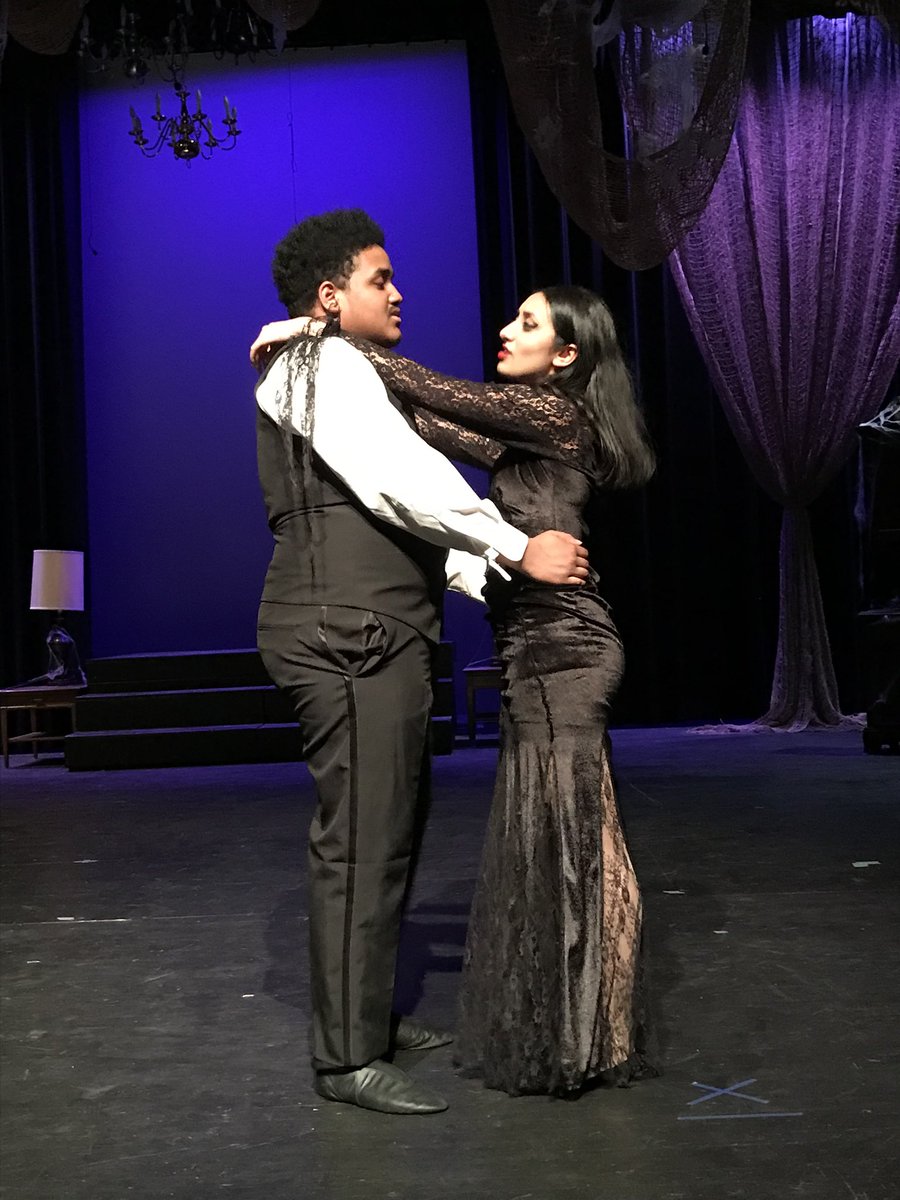 Mrs_Giaimo's tweet photo. @KellyRoseEng @JenkinsJokes I cannot wait to see Addams Family tonight at 7pm!! 3 months of work has paid off! Go Theatre kids! https://t.co/QlMGDalOLY