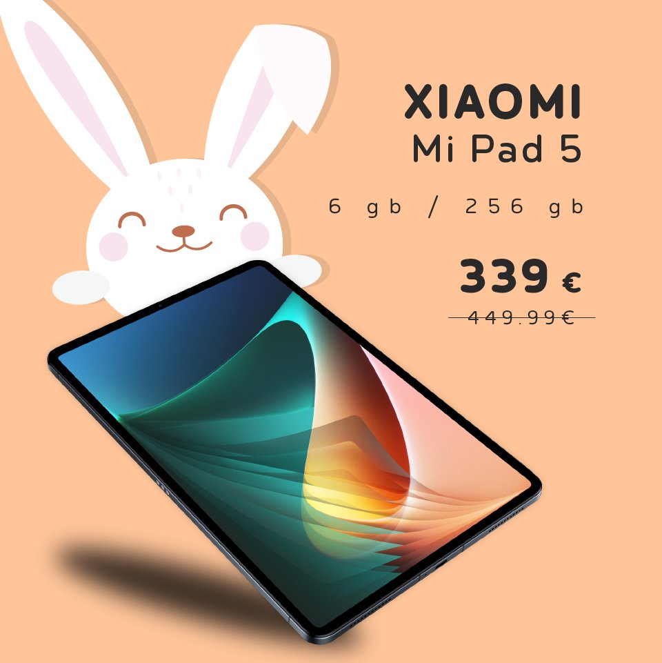 VAYAVA_ES's tweet photo. #VAYAPrimavera🌸
Disfruta ya de tus series y películas🎞️📽️ favoritas con todo lujo de detalles con la pantalla WQHD+ del Pad 5 de #Xiaomi 😎
#pad5 👉https://t.co/vewX27QRgk
#xiaomipad5 #Tablet #TabletPad5 #XiaomiTablet https://t.co/I4cS4F7P6Z