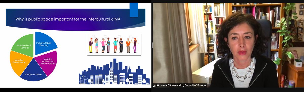 "A city must adopt a holistic approach, meaning it should not only address individual needs but empower the community as a whole by understanding the benefits of diversity”. 
<a href="/Napolivana/">Ivana d'Alessandro</a> on the end-goal of the intercultural approach: Inclusion. <a href="/Includ_EU/">Includ-EU</a> @ICCities <a href="/COE/">Council of Europe</a>