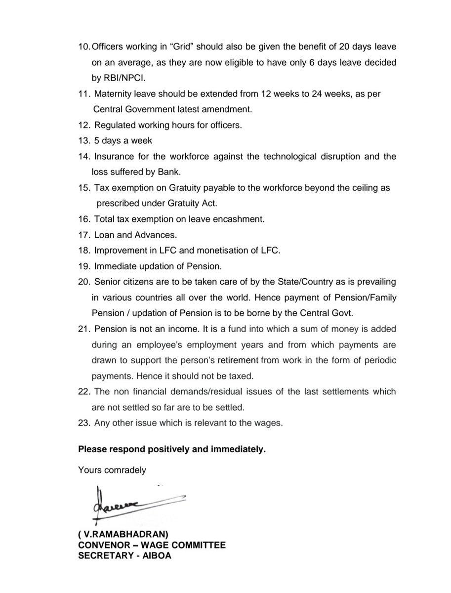 Indian Bank Officers' Federation(unit of AIBOA) (@ibof_aiboa) on Twitter photo 